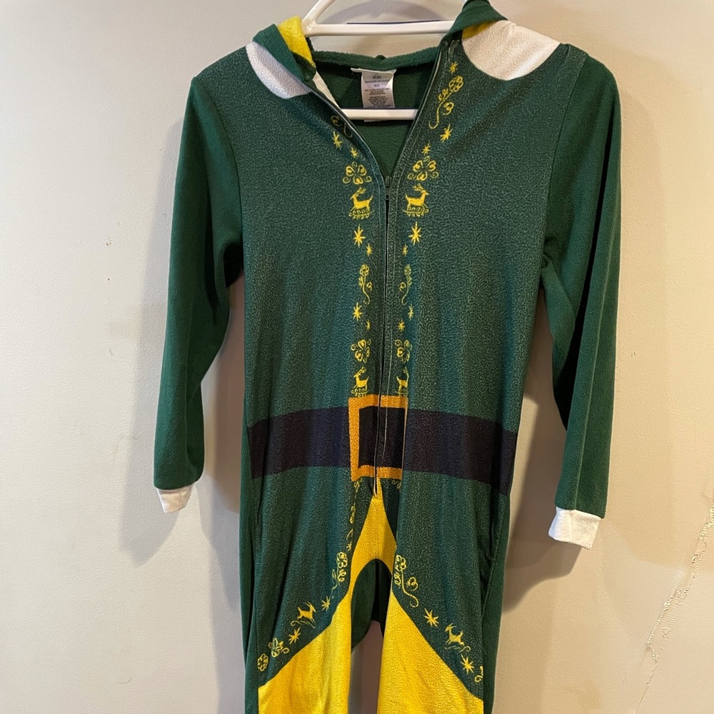 Elf onesie size boy 8/M